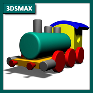 3DSMAX Modelado: Modelado de locomotora mediante primitivas standard