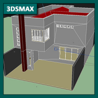 3DSMAX Modelado: Modelado de vivienda, parte 1 (importación desde AutoCAD y modelado base)
