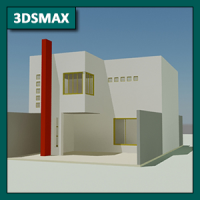 3DSMAX Modelado: Modelado de vivienda, parte 2 (puertas, ventanas y escaleras en 3DSMAX)