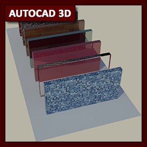 AutoCAD 3D Materiales: Introducción y aplicación de materiales