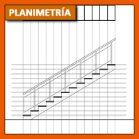 Planimetría: definición de escaleras en corte y/o perfil a partir de su planta