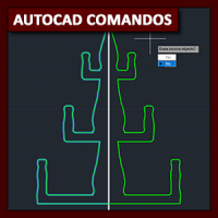 Comandos AutoCAD: el comando Mirror