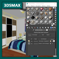 3DSMAX Materiales: Material Multi/Sub-object y su aplicación