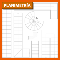 Planimetría: representación en planos de escaleras y rampas