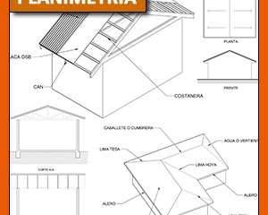 Planimetría: cubiertas en Arquitectura