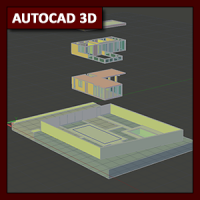 AutoCAD 3D Modelado: Inserción de referencias o XREF, aplicado en 3D