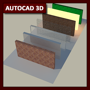 AutoCAD 3D Materiales: creación y mapeo de objetos