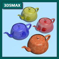 3DSMAX Materiales: Material Standard, mapas de textura