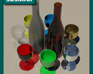 3DSMAX Materiales: Material Arch & Design de Mental Ray parte 2, transparencia y parámetros avanzados